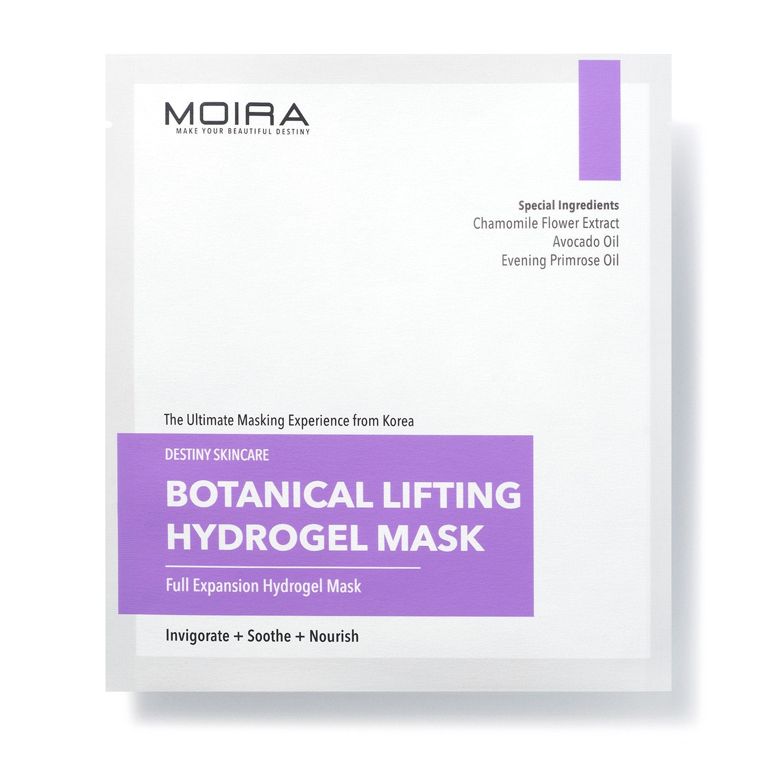 MOIRA BOTANICAL LIFTING HYDROGEL MASK